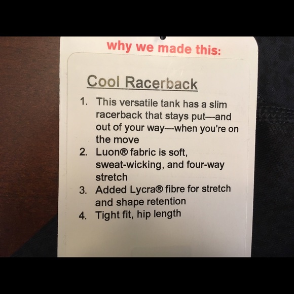 Lululemon Cool Racerback CRB Tank-Poppy Petals, 8 - Picture 6 of 6