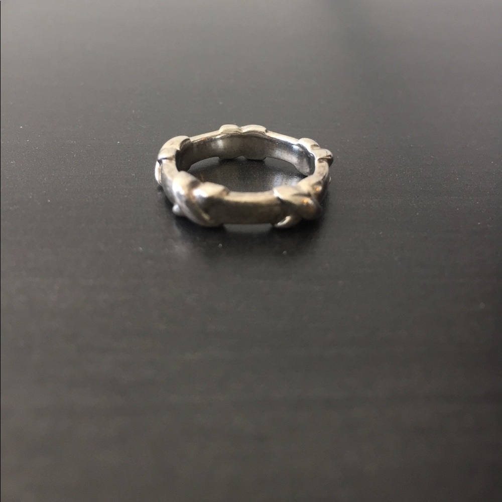Tiffany & Co. x sterling silver ring size 4.5