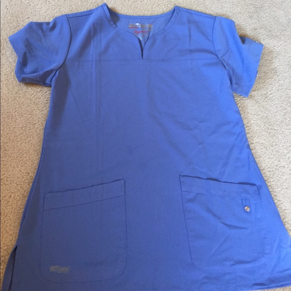 Greys anatomy signature scrub shirt