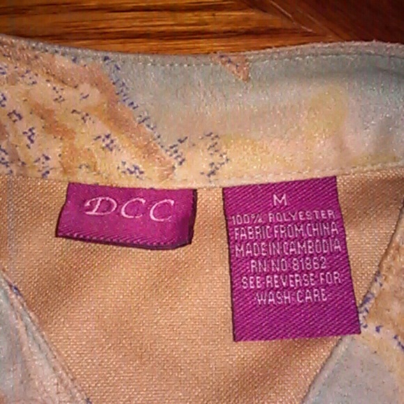 NWOT Vintage -Look Top by DCC - Picture 5 of 6