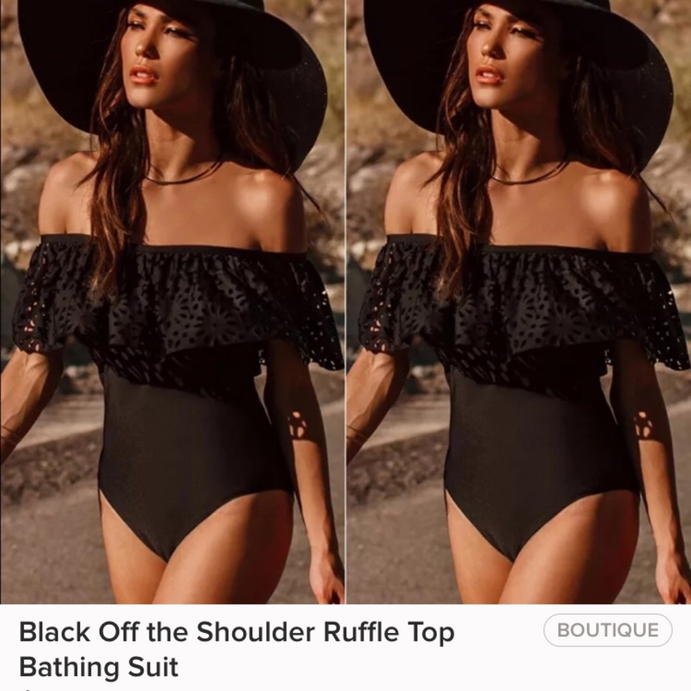 NEW Off the Shoulder Swim Suit