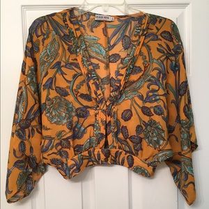 FASHION NOVA: floral Clasp flowy top