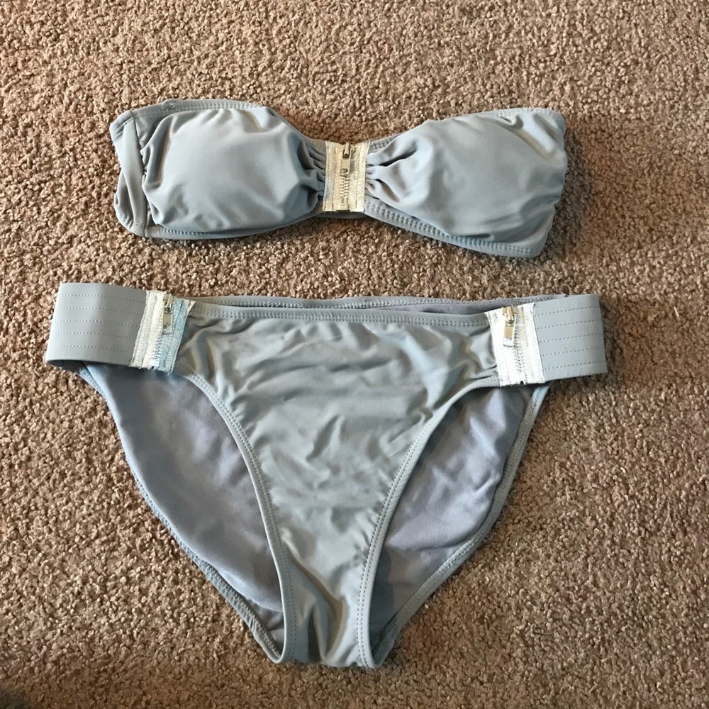 Gray swimsuit