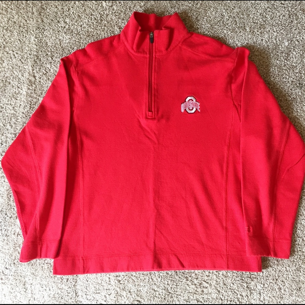 Ohio state quarter zip jacket sz XL