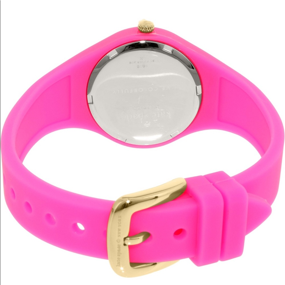 LAST PRICE! Kate Spade Hot Pink Rumsey Watch NEW! - Picture 3 of 3