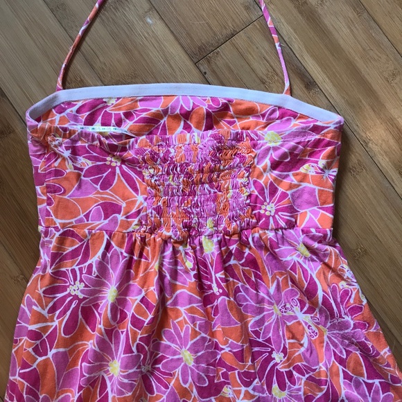Lilly Pulitzer Floral cotton halter dress. - Picture 5 of 5