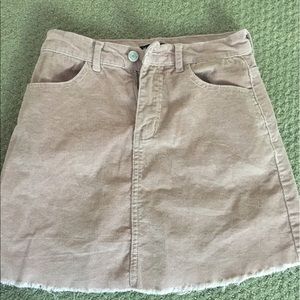 Pink brandy corduroy skirt