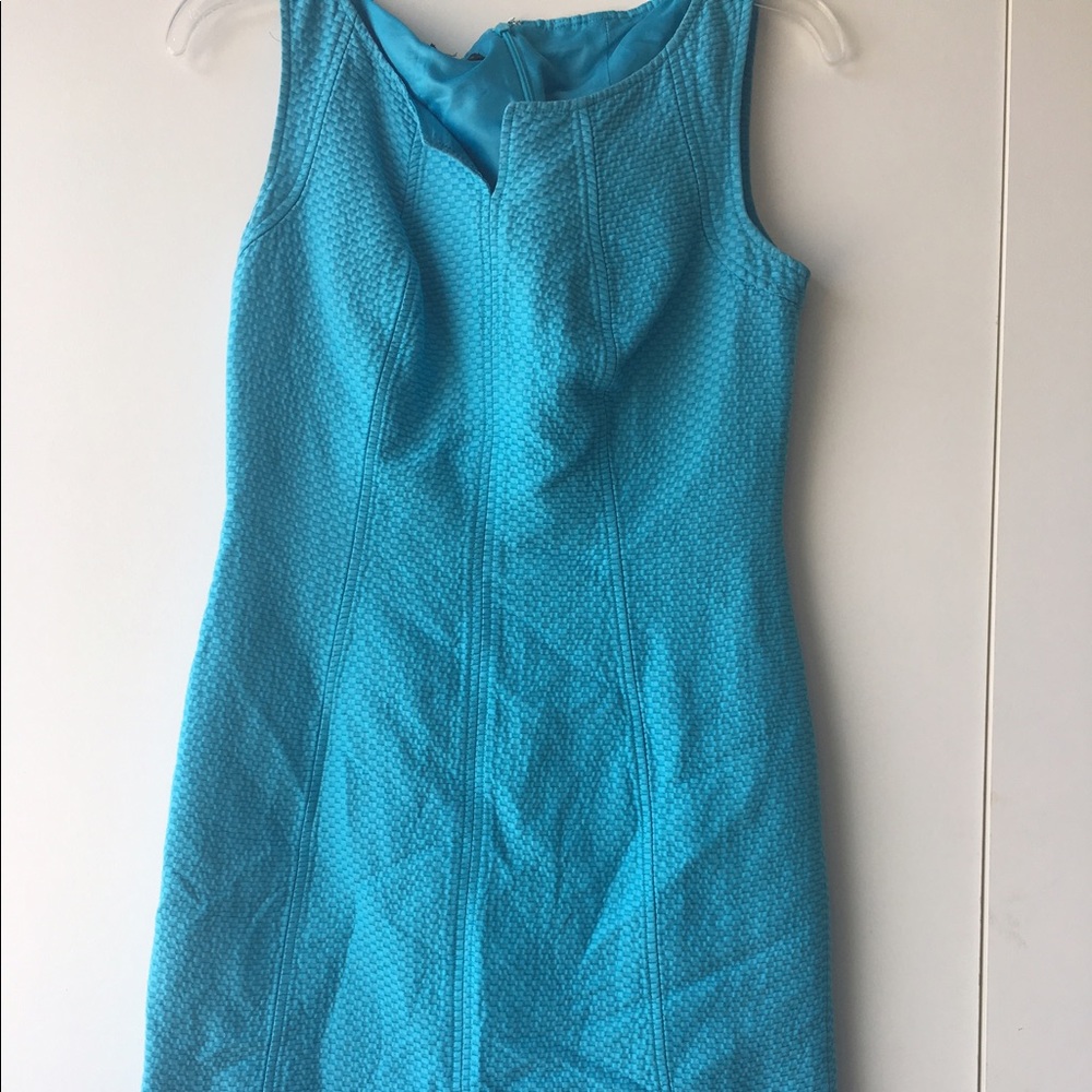 Turquoise Talbots Knee Length Dress