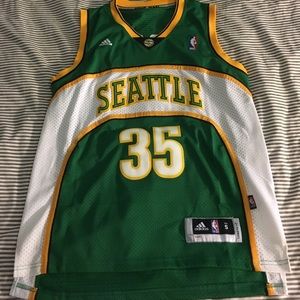 Throwback Supersonics Kevin Durant Jersey