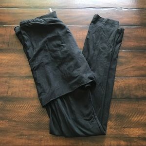 Splendid Black leggings with skirt - Sz Medium