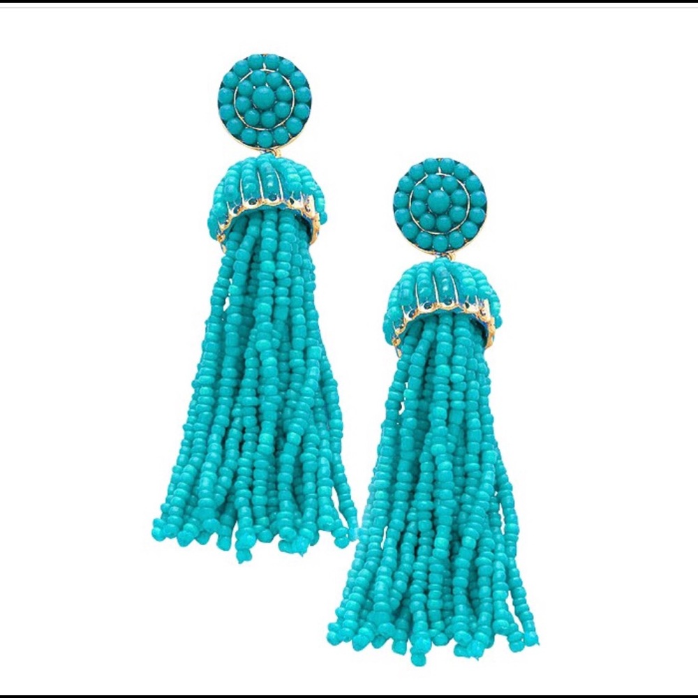 New ❤️ Beaded Tassel Earrings