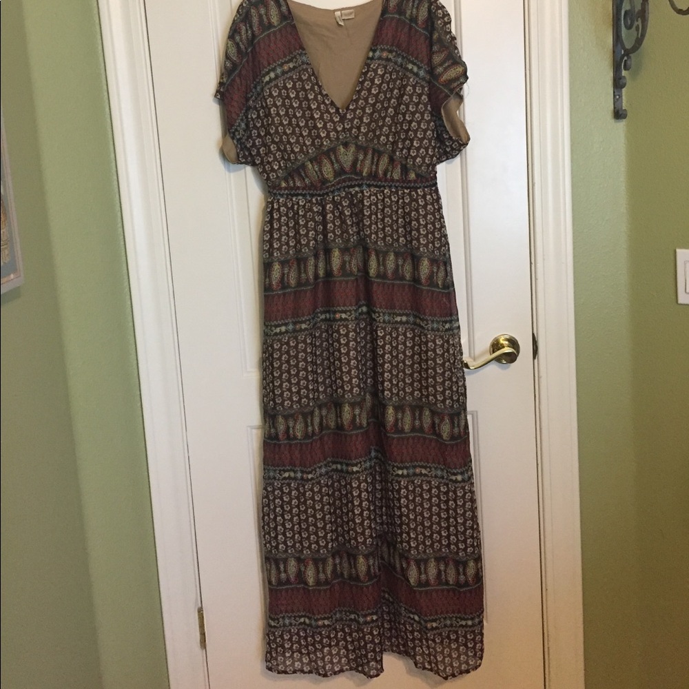 Patterned maxi dress