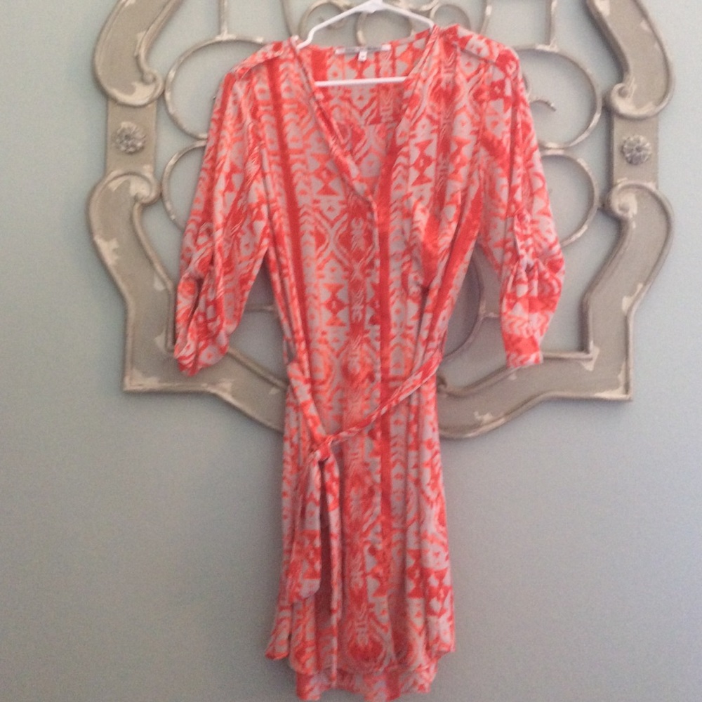 Collective Concepts Vici tie dress sz M