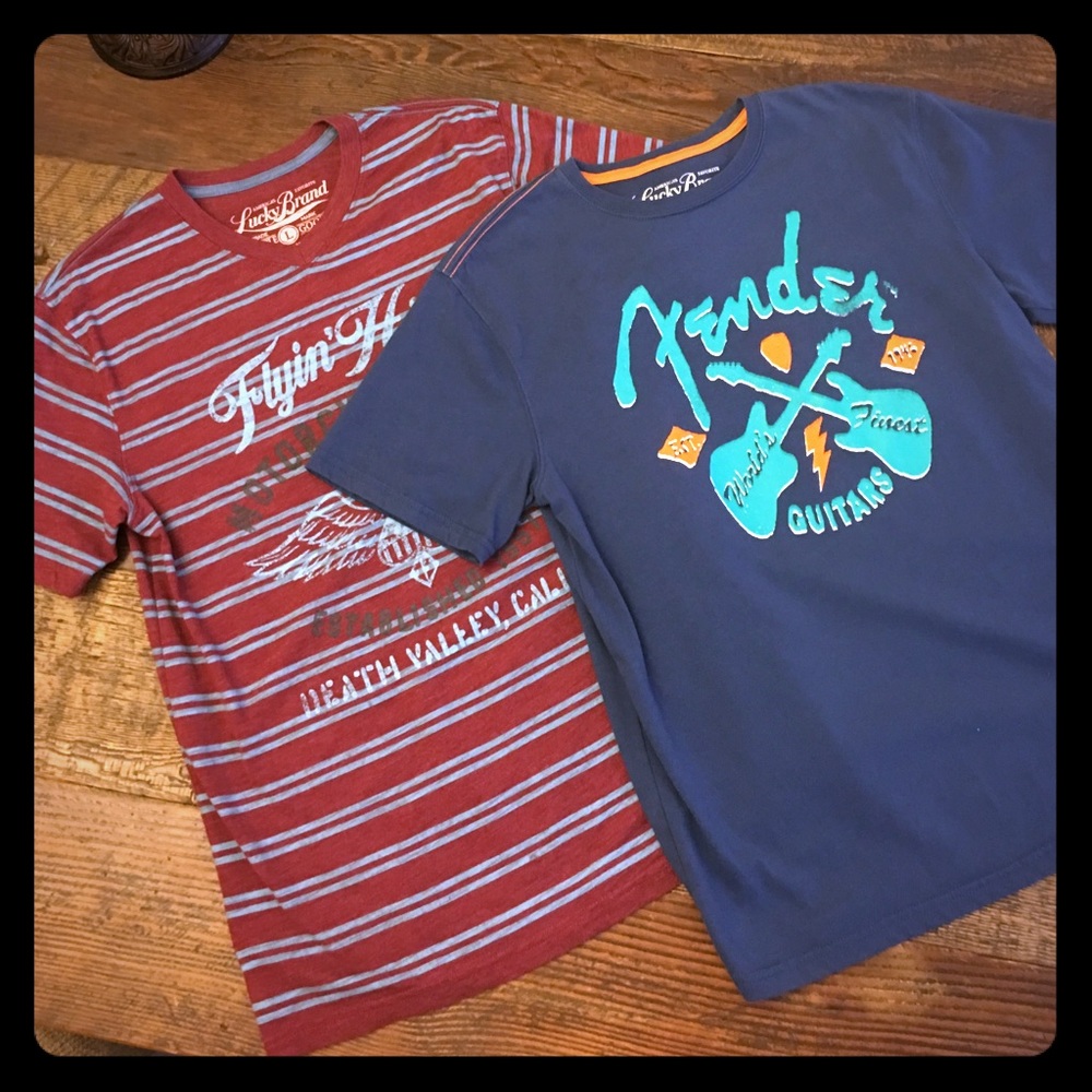 Two T-Shirts by Lucky Brand