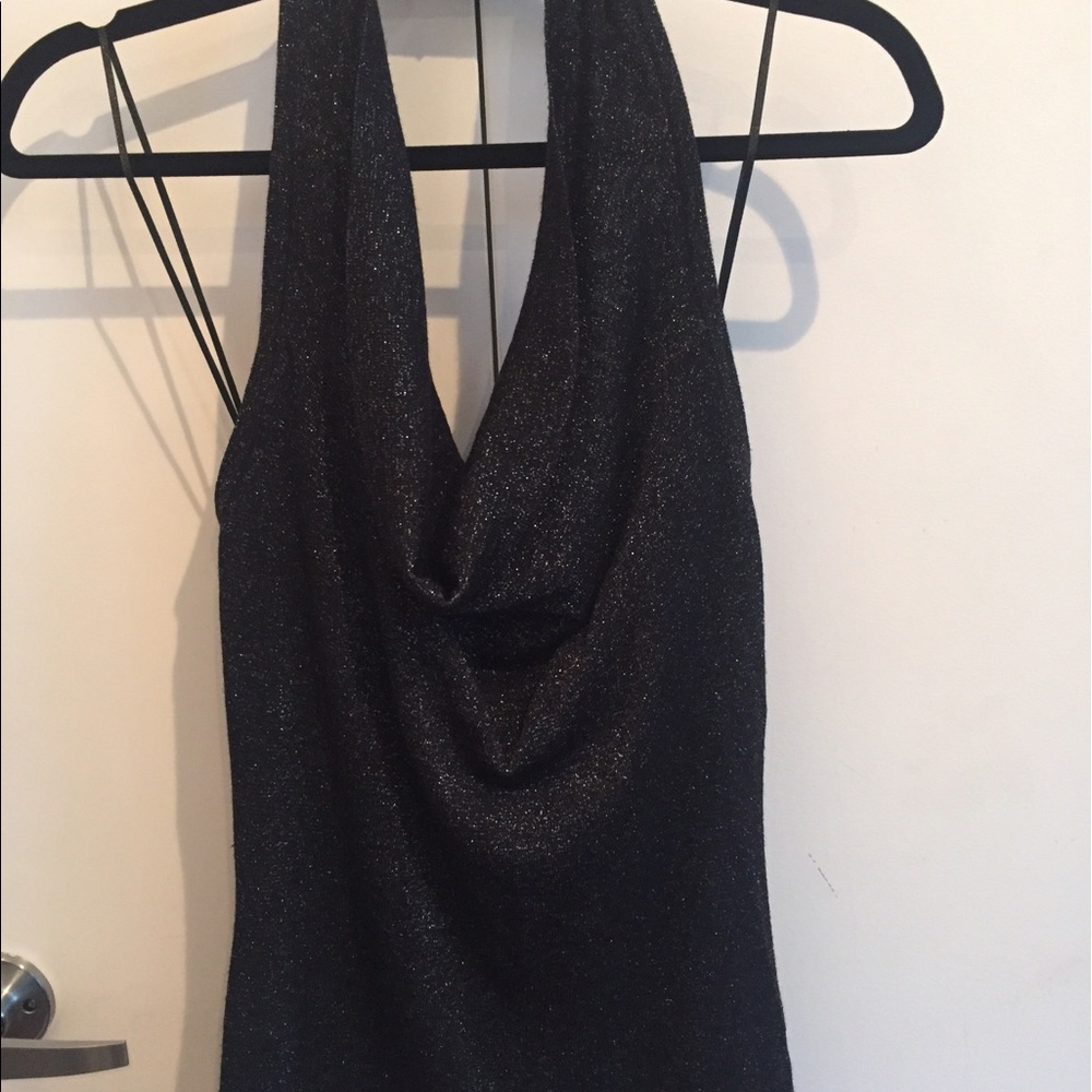 Black Halter Top