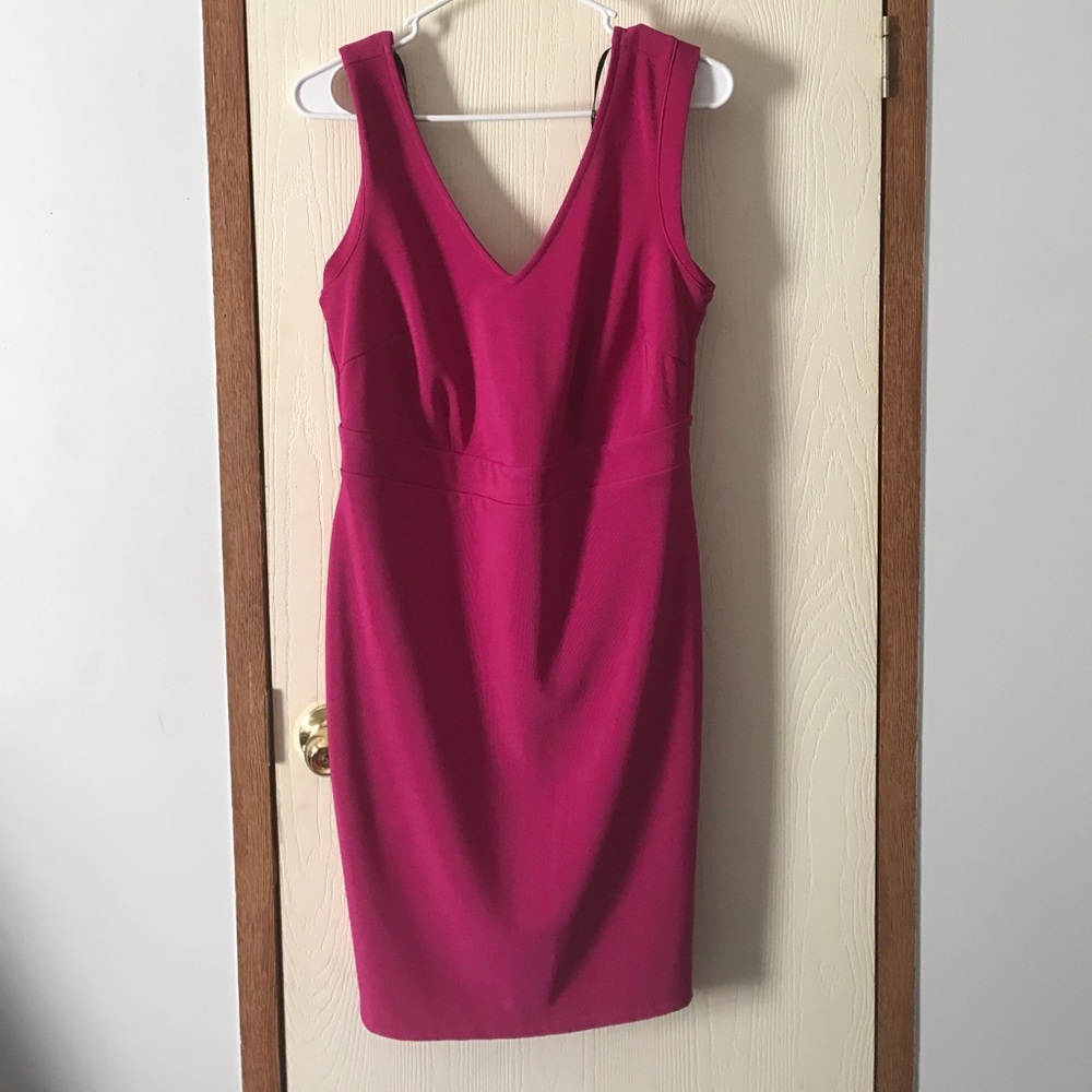Magenta Pink Mini Dress