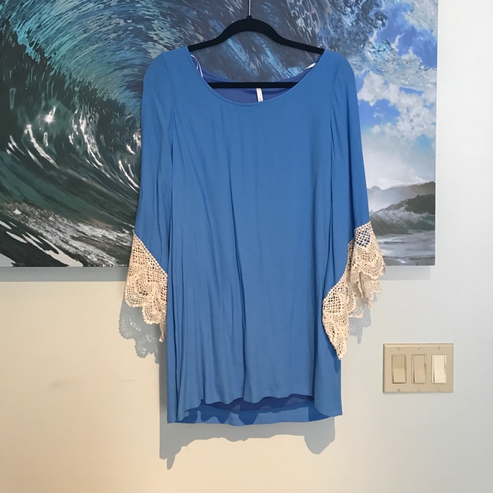 Blue dress