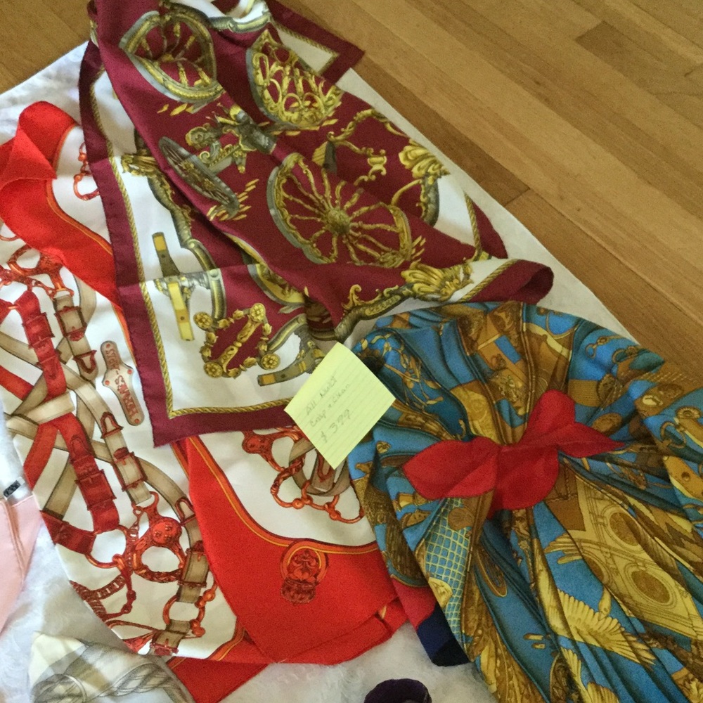Hermès scarves, some rare! sold individually