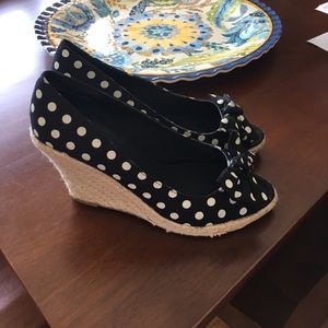 Mixx Shoes Polka Dot Espadrille Wedges ❤️❤️