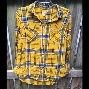 REDUCED! Lightweight plaid shirt