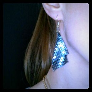 Turquoise , Aqua Retro Dangle Drop Earrings