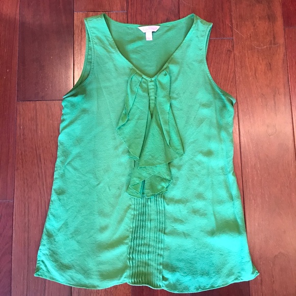 Lilly Pulitzer Tops - Lilly Pulitzer Silk Ruffle Tank