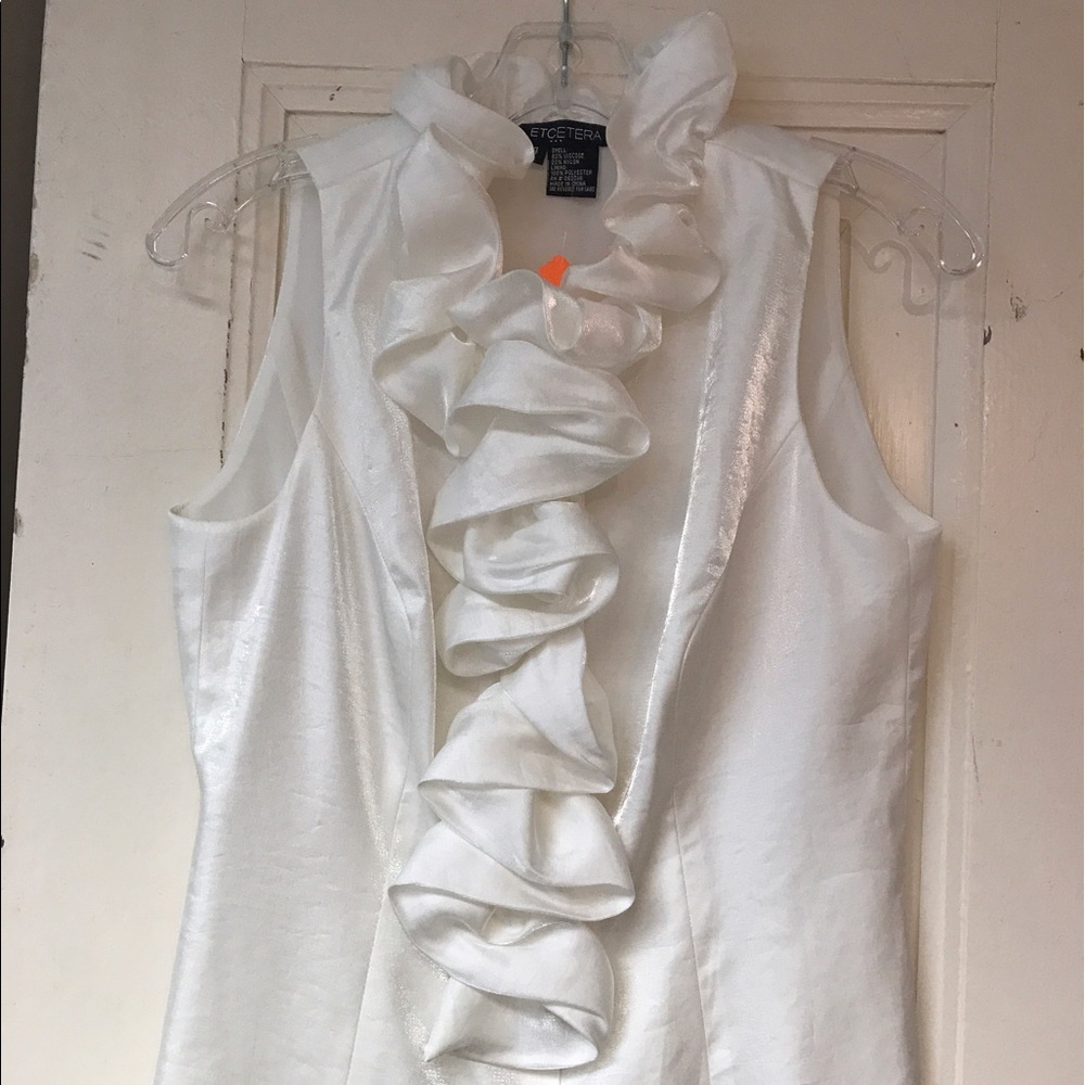 Etcetera sleeveless blouse