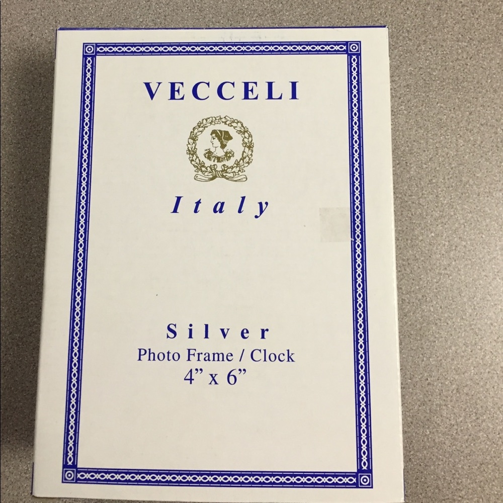Silver Photo Frame/Clock - Picture 2 of 3
