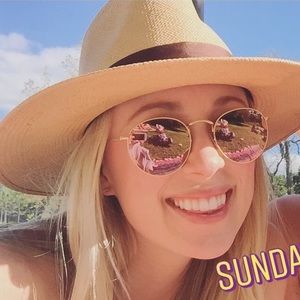 Authentic Rose Gold Round Raybans