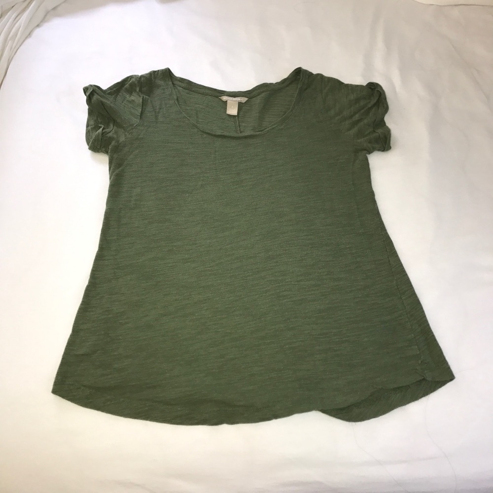 Banana republic army green shirt