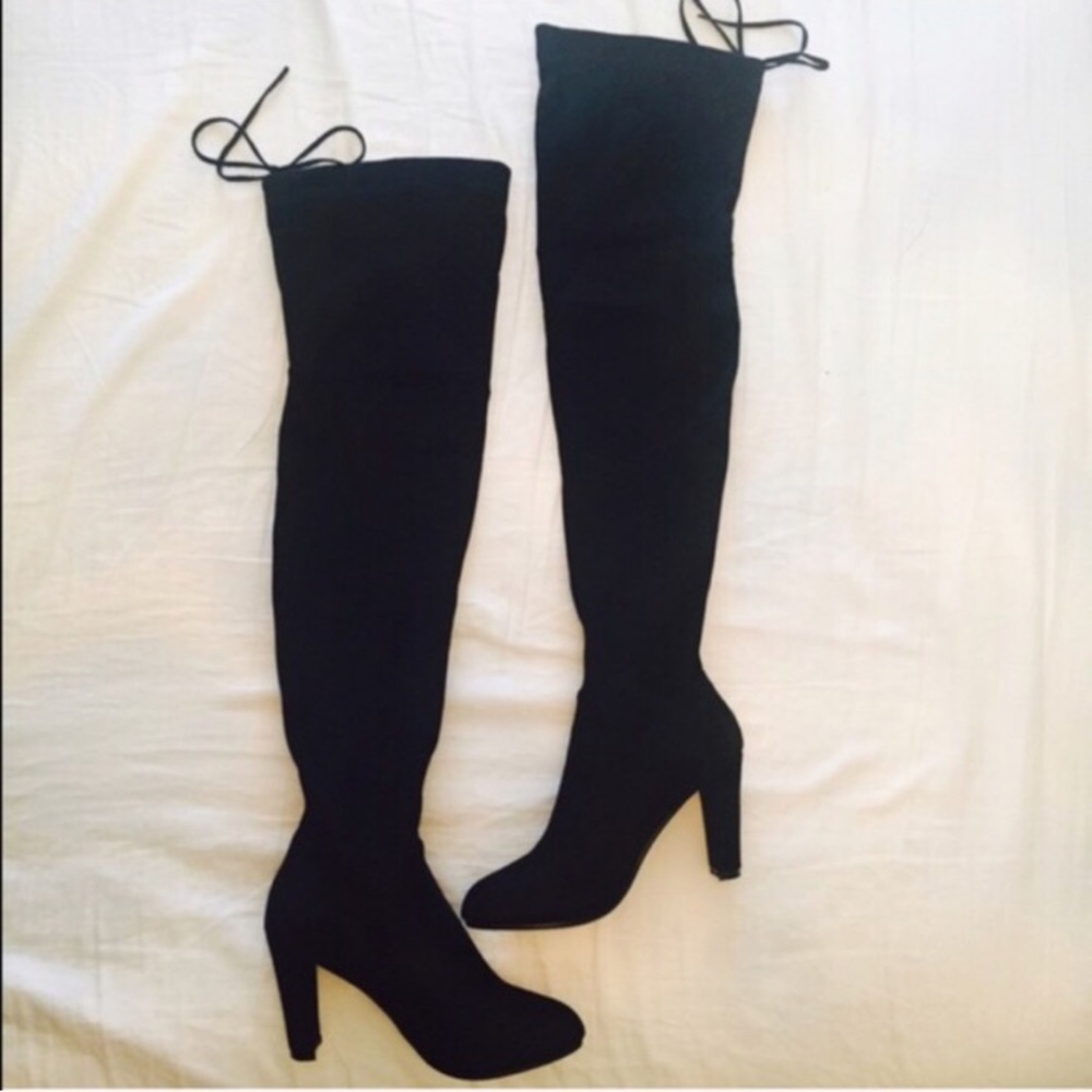 Over-the-knee/Thigh-high Suede boots