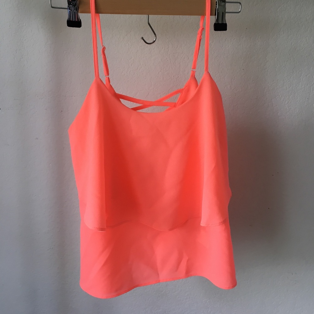 Pink Crossback Tank