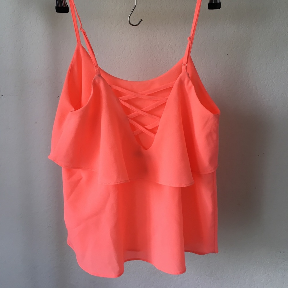 Pink Crossback Tank - Picture 2 of 2