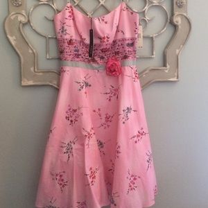 ABS by Allen Schwartz flower dress sz 8