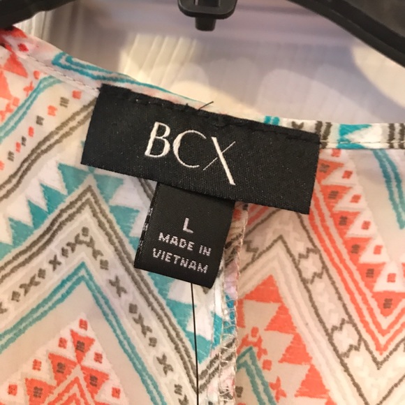 Tribal print chiffon top - Picture 3 of 5