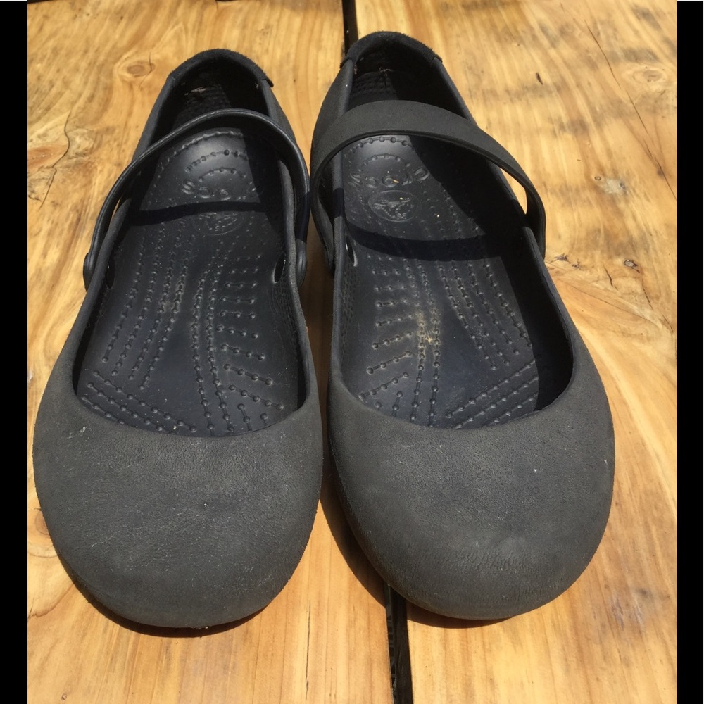 REDUCED! Mary Jane style Croc shoes