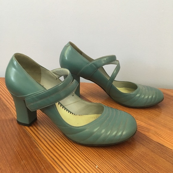 Marc Jacobs Blue Leather Heels (made in italy) - Picture 5 of 6