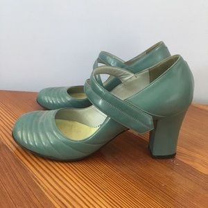 Marc Jacobs Blue Leather Heels (made in italy)