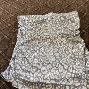 Animal print strapless top!!!