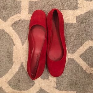 Red Bernardo heels