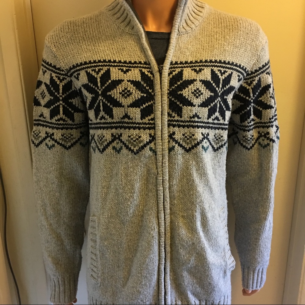 Grey & Navy Sweater from Old Navy