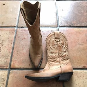 Aldo tan cowboy boots