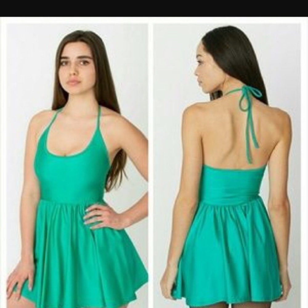 green american appeal halter dress nylon
