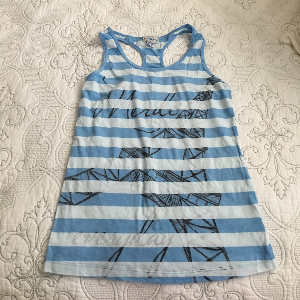 Girls Eiffel Tower tank top