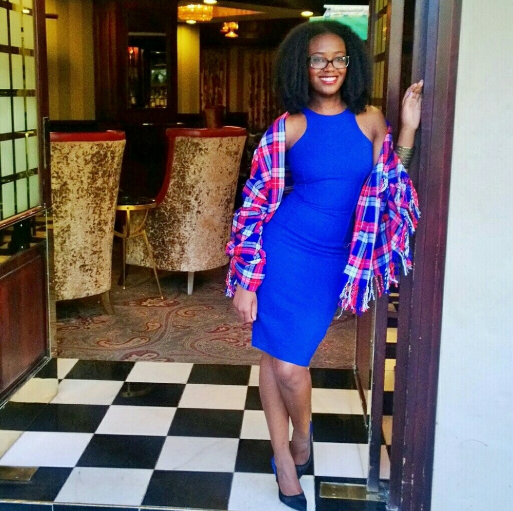 Beautiful, Blue, Bodycon Zara dress!!!