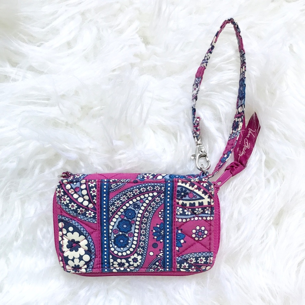 Vera Bradley Wallet Wristlet Pocket Book PINK