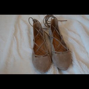 Nine West tam lace up flats