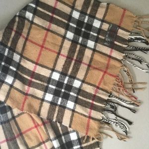 Burberry Print Plaid Scarf