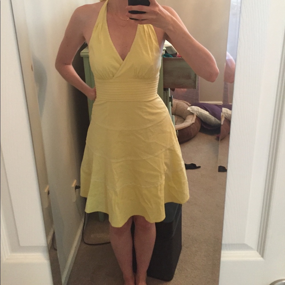 BCBG MaxAzria Yellow Sundress