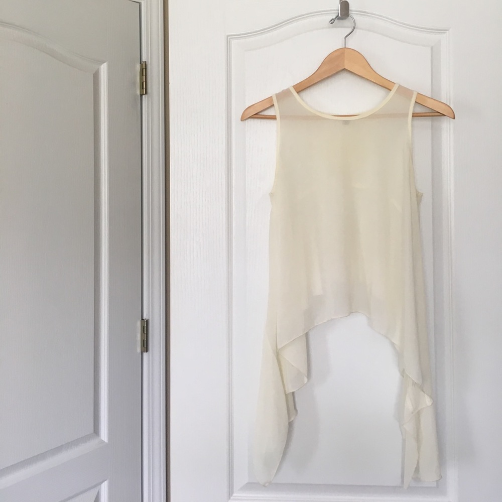 asymmetrical sheer tank